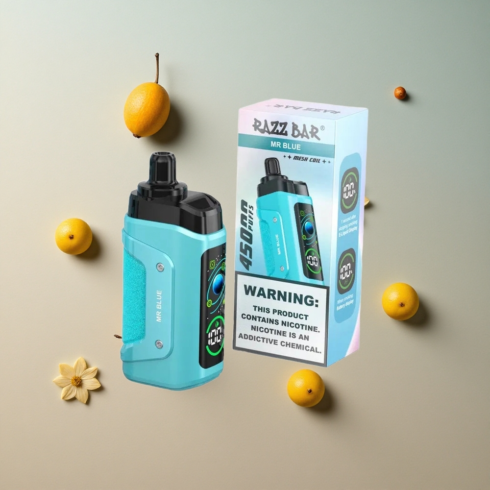 Razz Bar 45000パフ 1.0オームメッシュコイル ミスター・ブルー 卸売 日本