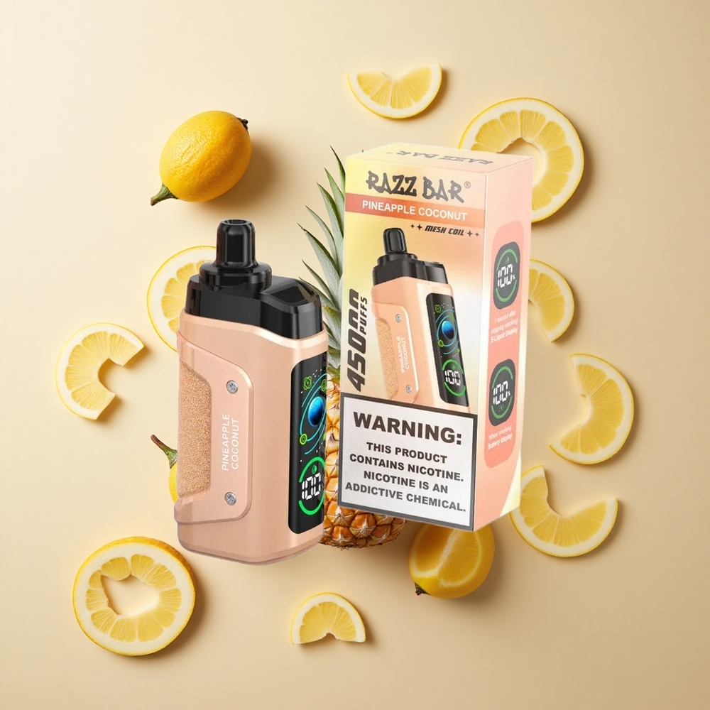 Razz Bar 45000パフ パイナップルココナッツ 調整可能な気流 卸売 日本