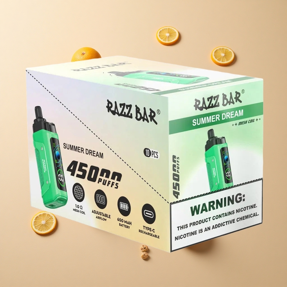 Razz Bar 45000パフ サマードリーム 調整可能な気流 卸売 日本