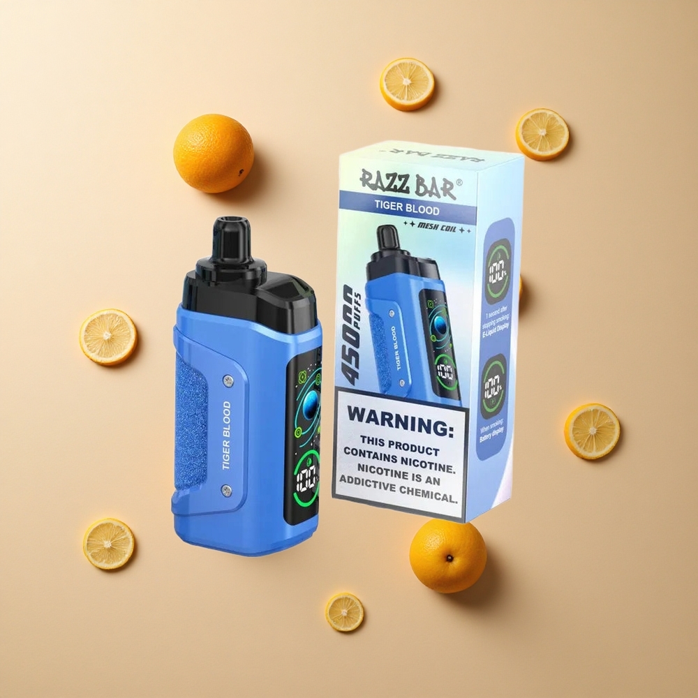 Razz Bar 45000パフ タイガーブラッド 650mAhバッテリー 卸売 日本