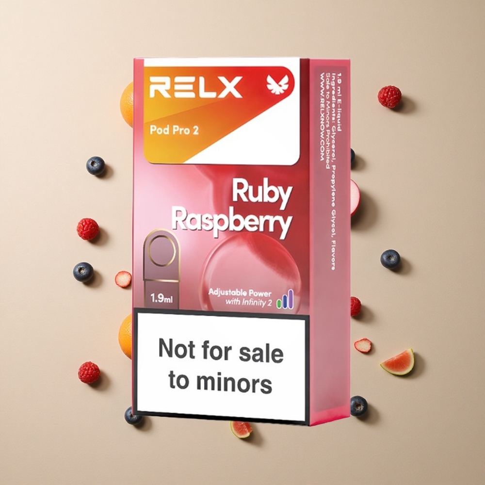 RELX Pod Pro 2 600パフ ブルーラズベリー 0%ニコチン 卸売 日本