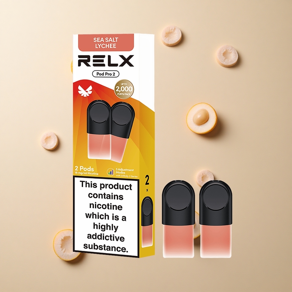 RELX Pod Pro 2 600パフ ライチ塩 1.8%ニコチン 卸売 日本