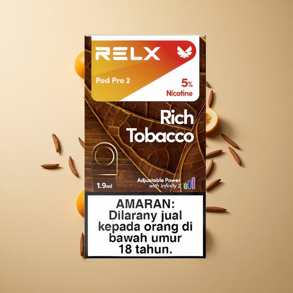 RELX Pod Pro 2 600パフ リッチタバコ 1.9ml 卸売 日本