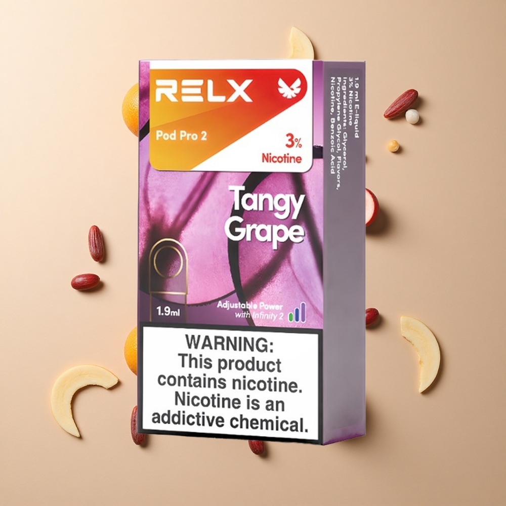 RELX Pod Pro 2 600パフ タンギーグレープ 3%ニコチン 卸売 日本