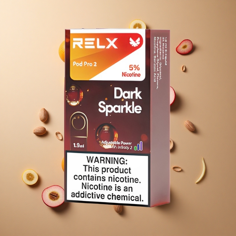 RELX Pod Pro 2 600パフ ダークスパークル 5%ニコチン 卸売 日本