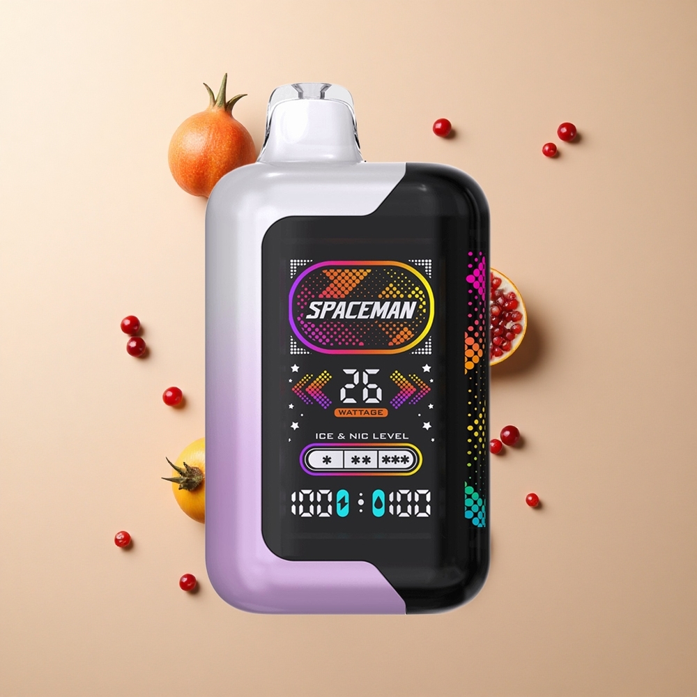 SMOK SPACEMAN SP40000 40000パフ チェリーポメグラネート 2.28インチLED 卸売 日本